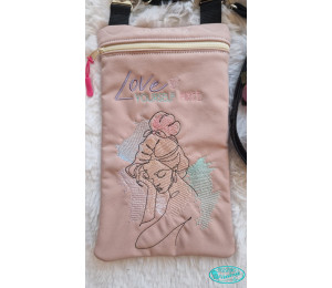 ADVENTSKALENDER 20. Dezember - Stickdatei - Love yourself first Frau LineArt